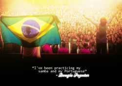slipharry:  Brazil loves you, McFLY! 