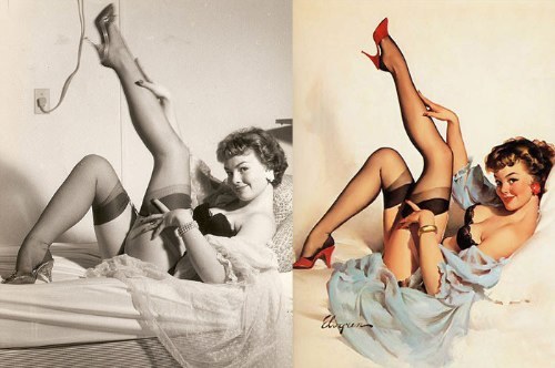 Sex Pin-ups before and after pictures