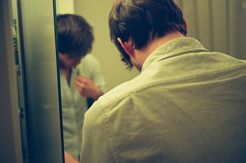igaer:  cole brushing his teeth (by tyler udall) 