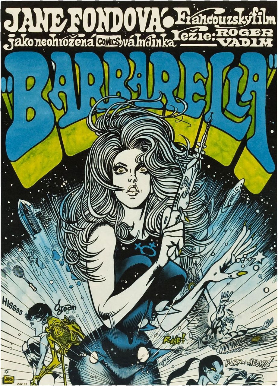 distritomural:  Poster Barbarella. 