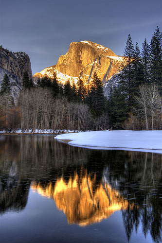 Half Dome Reflected, Yosemite National Park, California