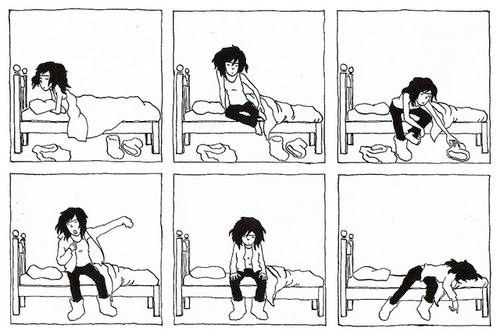  EU DE MANHÃ, EXATAMENTE ASSIM. 