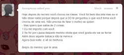 please-whisky:  Agora vai ver se ela quer o menino que se importa. NÃO! ELA QUER O IDIOTA QUE A FAZ CHORAR. 