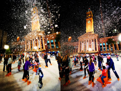 yebrensaye:  Brisbane Winter Wonderland. They have constructed a giant ice skating rink in the heart of Brisbane. Not something you expect from a city that is close to the tropics. But I think it’s a wonderful thing and would be a lovely place to take
