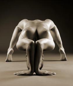 naked-yoga-practice:  Focus and staying present