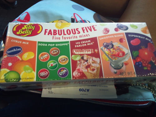 laviederose:  When I get sad, sometimes I buy jellybeans and doublefist them. And then I’m not so sad anymore.  jelly belly