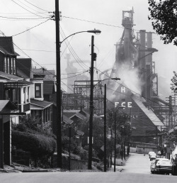 Bethlehem Steel, Johnstown Works, Pennsylvania photo by David Plowden, 1975