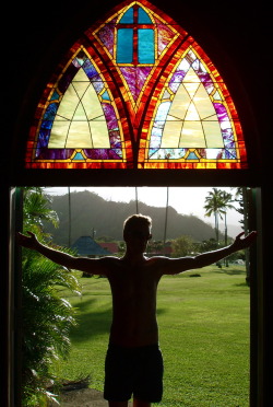   Church in Kauai with your own horny Jesus 