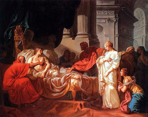 Jacques Louis David, Antiochius and Stratonice, 1774.