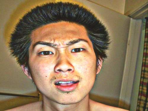 allenfantastic:  This be my face.  i miss his hair. </3