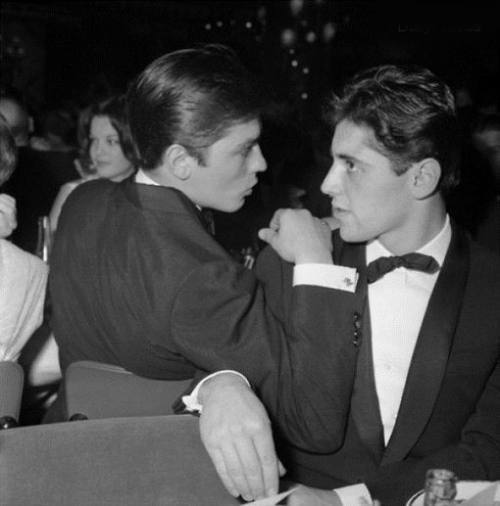 itslikepepperonibutsexy: Alain Delon and Al Pacino