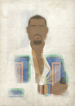  Kanye West at Coachella. Illustration by