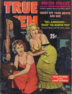 True Men Adventures, March 1961, Cover by