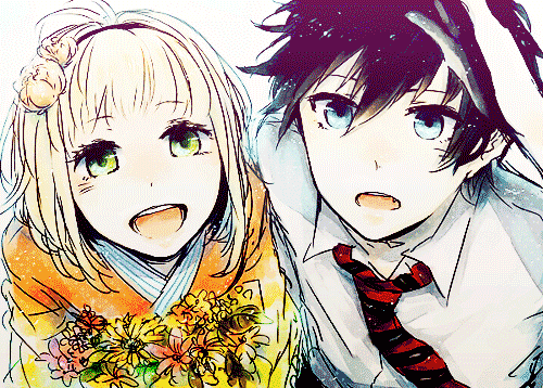 rationalfalsehood:  shiemi moriyama & rin okumura ♡ 01, 02, 03 
