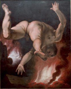 Cornelis Cornelisz van Haarlem Te fall of