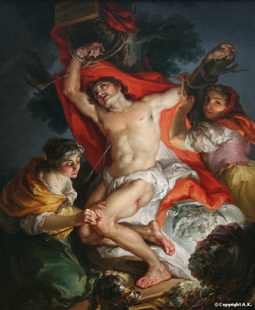 Vicente López y Portaña  Saint Sébastien soigné par sainte Irène - 1600-1800 - J. Paul Getty Museum