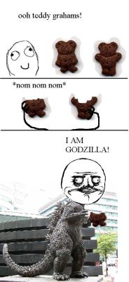 megustacomic:  Me Gusta Comic - I am Godzilla