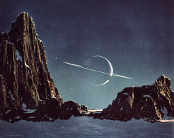 alienfetuses:  saturn from titan by smallritual on Flickr. 