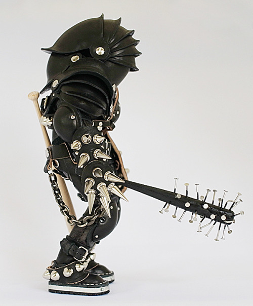 urone: (Hedgehog of Death ( prototype leather sculpture ) on the Behance Networkから)