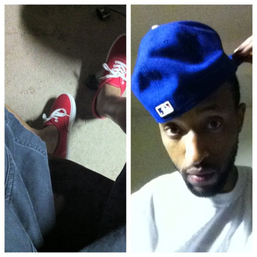Red, hot, & blue outfit…vans are great btw …smashed some ribs!