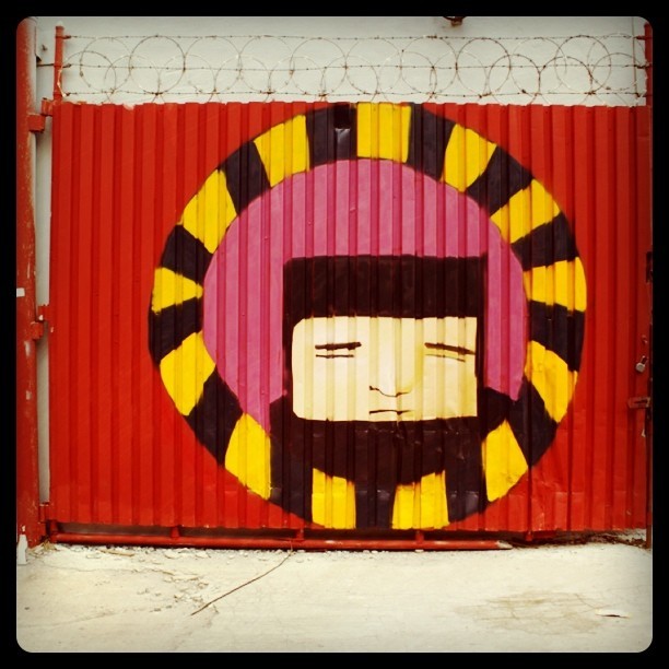 Gate by #Veng #robotswillkill #rwk #streetart (Taken with Instagram at Bushwick, Brooklyn)