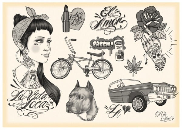 dangyall:  La Vida Loca Flash Sheet – © Rik Lee 