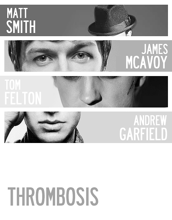  Shuffle synopsis meme (suggested by magnetoshelmet)Cast: James McAvoy, Matt Smith,