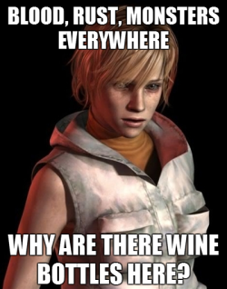 silenthillmeme:  heather worries about the