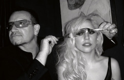 Bono and Lady Gaga