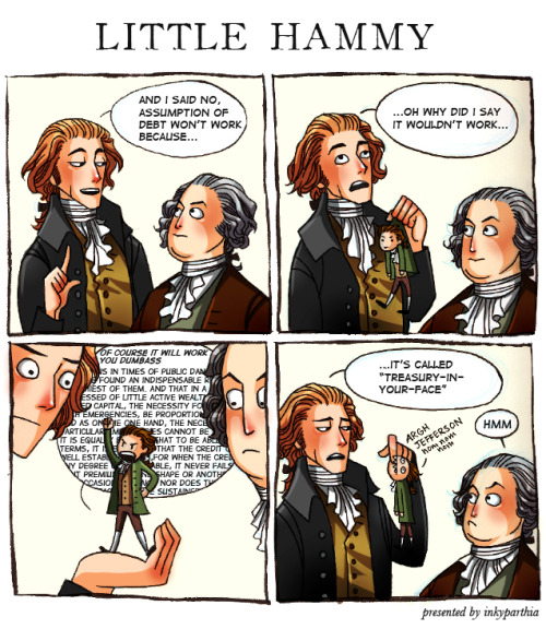inkyparthia: Part II of Little Men In Jefferson’s Pocket although how little Hammy got there, 