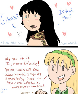 I Find It Awkward Watching This Scene In Xena/Gabrielle Videos. 