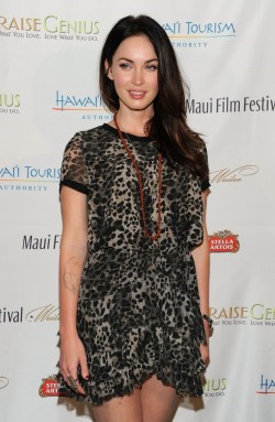 Megan Fox - Maui Film Festival.  Looking cute and foxy of course.