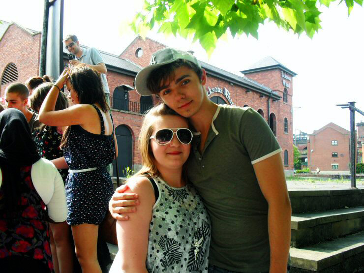 Me &amp; Nathan. Key 103. Manchester. 30th June 2010. Nathan was actually buzzing