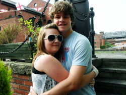 Me &amp; Jay. Key 103 Manchester. 30th June 2010. I hate me on this picture but whatever its Jay. His curls are just the best &lt;3