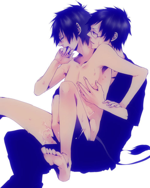 yaoi level: not very strong AO NO EXORCIST  TYPE: INCEST (BROTHERxBROTHER) Okumura Rin & Okumura