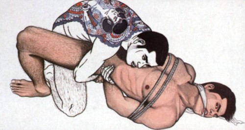 ojosdecuervo:  Erotic art by artist Goh Mishima. Research him! 