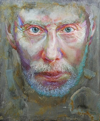 paperimages:  Piet van den Boog  Wild is the Wind, 2010, oil and acrylic on etched