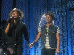 pa3mela:  Bruno Mars Concert at Pearl Jams Theater - June 16th To sum it all up, it was an extraordinary show. Really. Both Janelle Monae and Bruno Mars perform live so well. It sounds exactly like the recorded songs. Bruno was so charming! The instant