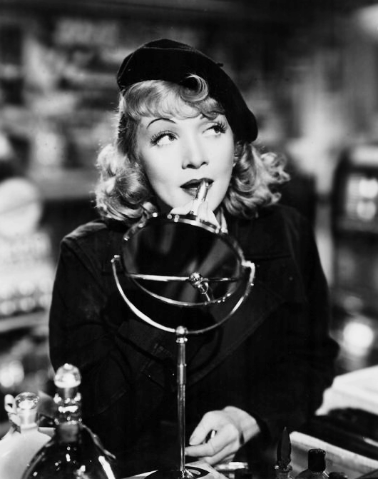 illustratedstorybook:  Marlene Dietrich, in a publicity still for Manpower; 1940