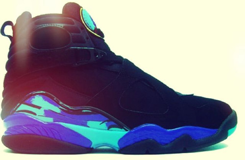 Jordan Aqua 8. Um these are the shoes I normally use to go work whenever I don&rsquo;t use my po