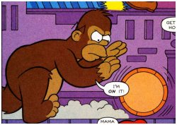 Homer as Donkey Kong? Sure, why the hell