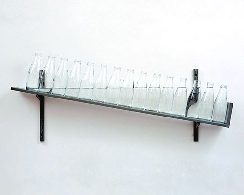 lickypickysticky:  Water level. ‘On the Shelf’ by  Michael Craig-Martin 