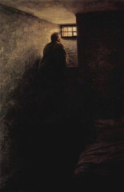 23rd-block:  The Prisoner (1878); oil on canvas; by Nikolai Yaroshenko 