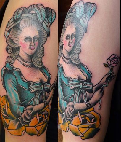Artemis Muse — My Trad' Marie Antoinette Tattoo Literally taken...