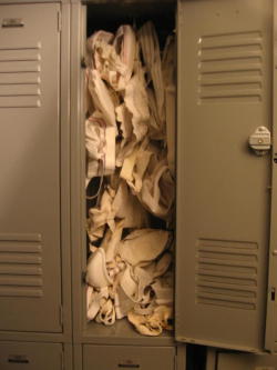 I wish my locker was like that. I would be in heaven.