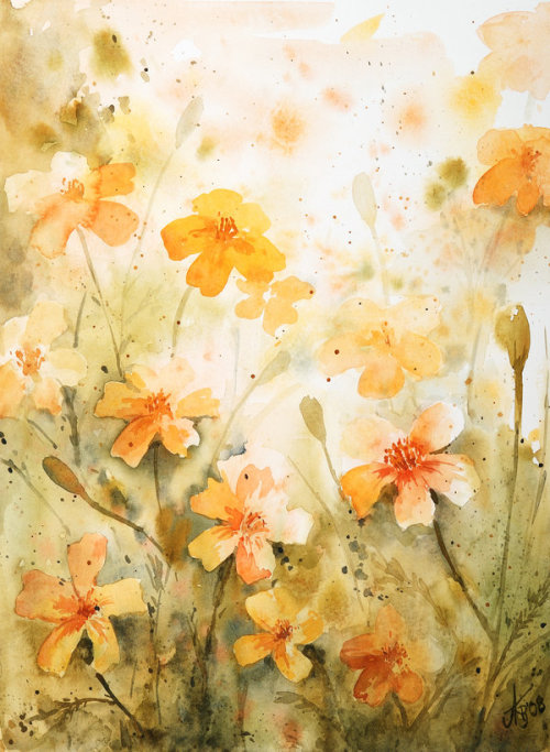 yi-shi: Yellow Flowers by mashami
