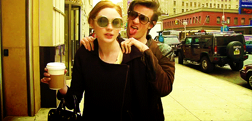   Karen’s wearing the same clothes as yesterday! 