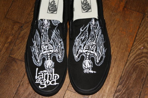 Porn photo fuckyeahlog:  Lamb of God Vans!!!