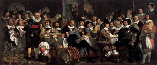 missfolly:  Celebration of the Peace of Münster, by Bartholomeus van der Helst, 1648 
