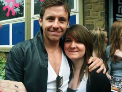 Me &amp; Danny. 5th August 2010. Hallam FM. Sheffield. I adore this picture. Getting this was deffo worth the 7 years wait &lt;3